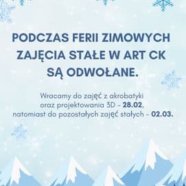 ZAJECIA CYKLICZNE W ART CK
